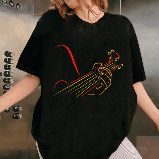 Funny Guitarist T-Shirt for Music Lovers – Perfect Gift for Guitar Players – Celebrate Your Love for Playing Guitar! - 1