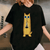 Cool Cat Playing Clarinet Design T-Shirt for Hippy Hipster Kitty Lovers - Fun and Stylish Graphic Tee for Cat Fans - 1