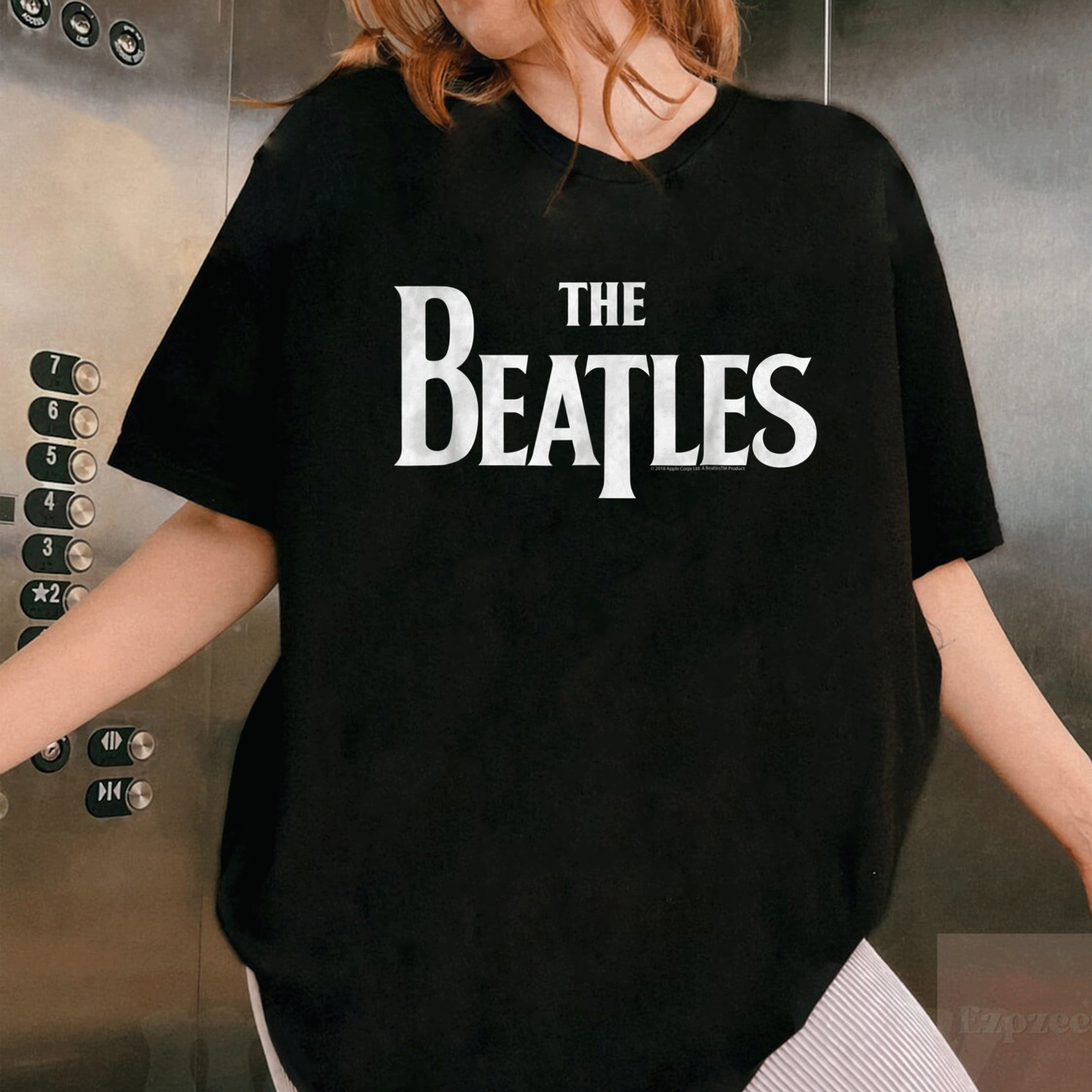Classic Beatles Logo T-shirt for Fans - Vintage Style Tee with Iconic Design, Perfect Gift for Music Lovers and Retro Enthusiasts - 1