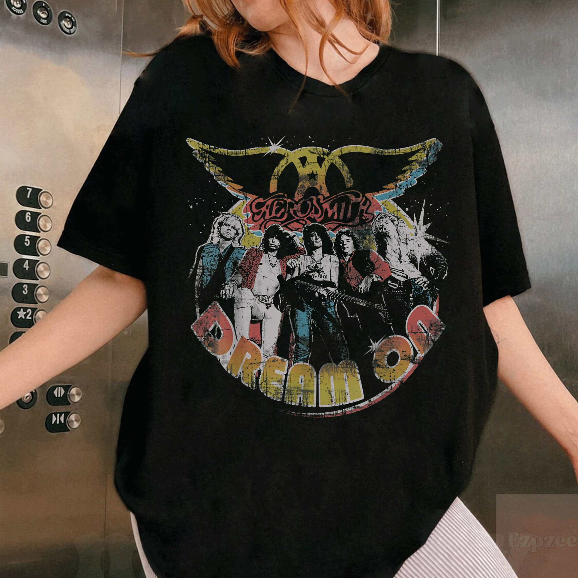 Aerosmith Dream On T-Shirt - Classic Vintage Rock Tee Featuring Iconic Album Art and Timeless Style for Music Lovers - 1