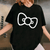 Adorable Hello Kitty Retro Bow Shirt – Vintage Style Tee for Fans of Cute and Playful Designs – Perfect for Everyday Wear! - 1