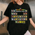 Super Mario Periodic Table of Characters Graphic T-Shirt Fun Retro Design for Fans of Nintendo Video Games and Collectibles - 1