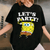 Spongebob Squarepants Lets Party T-Shirt Fun and Colorful Cartoon Design Perfect for Fans of All Ages and Celebrations - 1