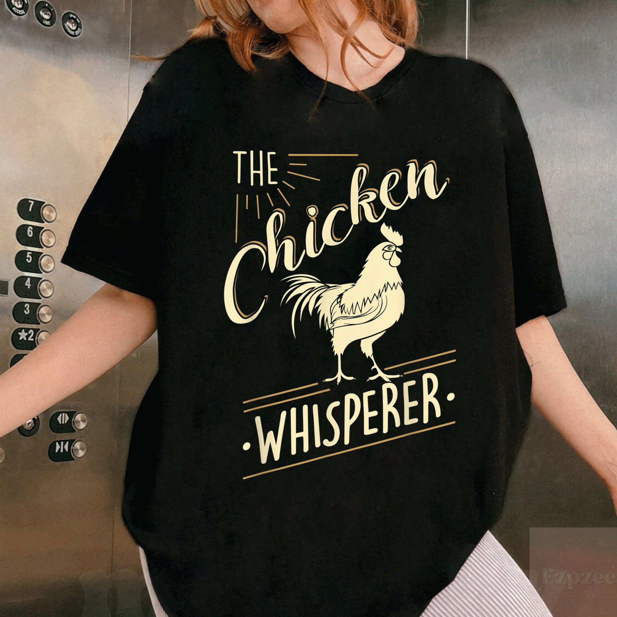 Funny Chicken Whisperer T-Shirt for Chicken Lovers - Unique Farming Humor Design, Perfect Gift for Poultry Enthusiasts! - 1
