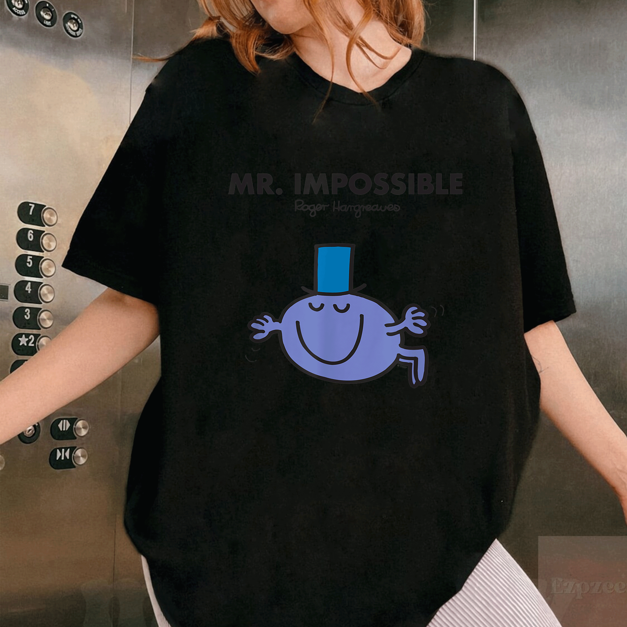 Playful Mr. Men Mr. Impossible T-Shirt for Kids - Fun Design Featuring Bright Colors and Iconic Character for All-Day Comfort - 1
