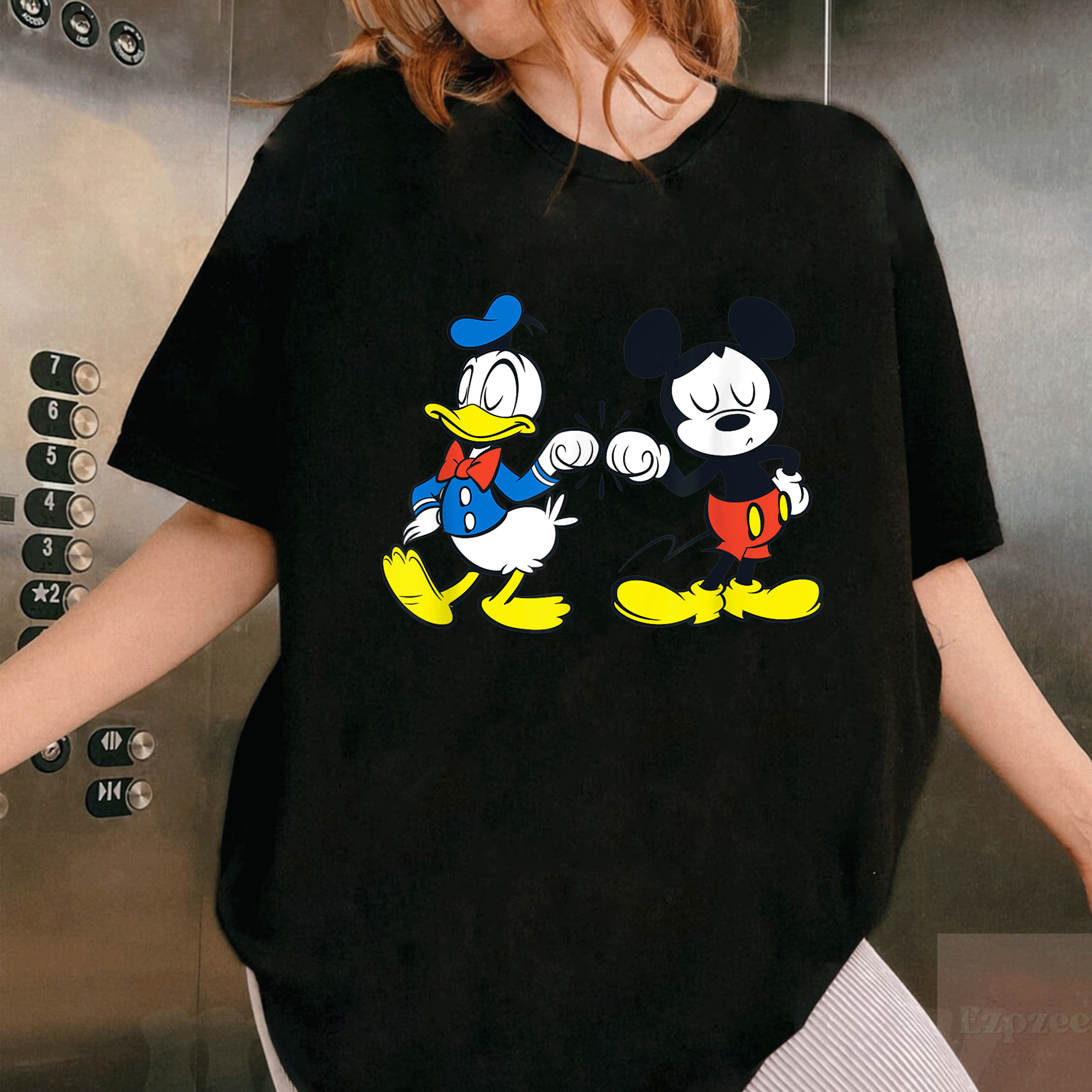 Disney Mickey Mouse and Donald Duck Best Friends T-Shirt for Kids and Adults - Fun and Colorful Graphic Tee Design - 1
