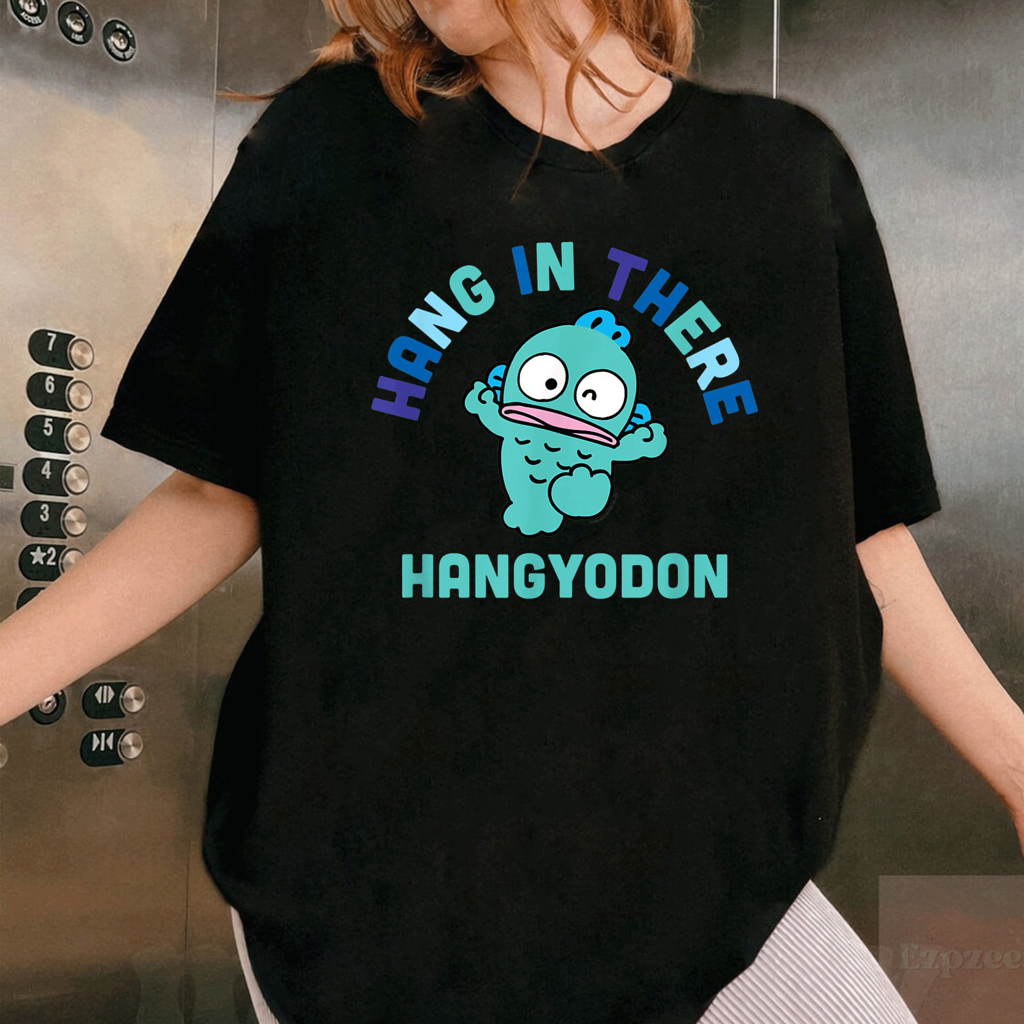 Hangyodon Hang in There T-Shirt - Cute Hangyodon Design for Fans, Soft and Comfortable Graphic Tee for Casual Wear - 1