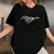 Classic Ford Mustang Modern Pony Logo T-Shirt for Men and Women - Stylish and Comfortable Graphic Tee for Car Enthusiasts - 1