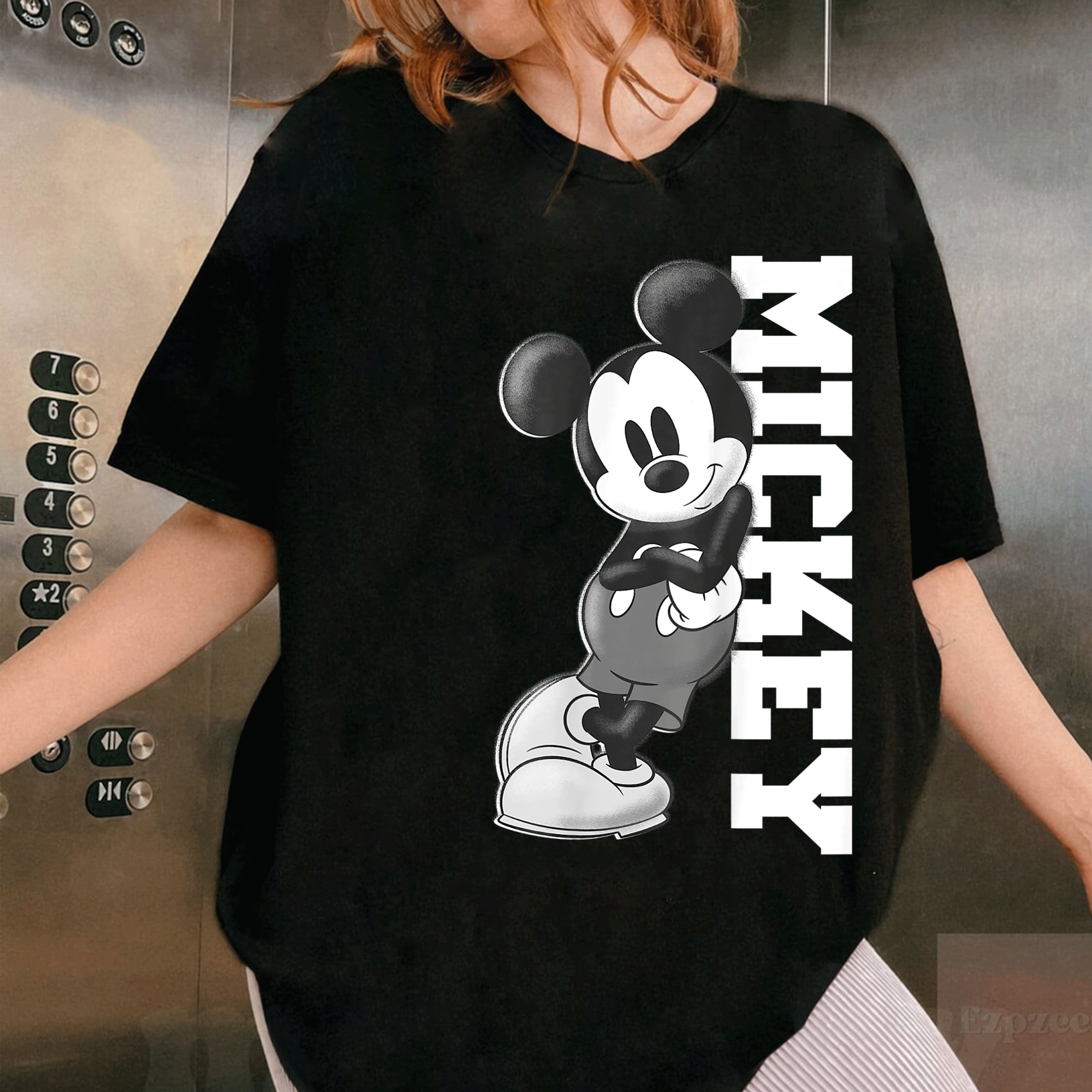 Disney Mickey And Friends Mickey Mouse Lean T-Shirt - Fun and Stylish Graphic Tee Featuring Iconic Mickey Mouse Design - 1