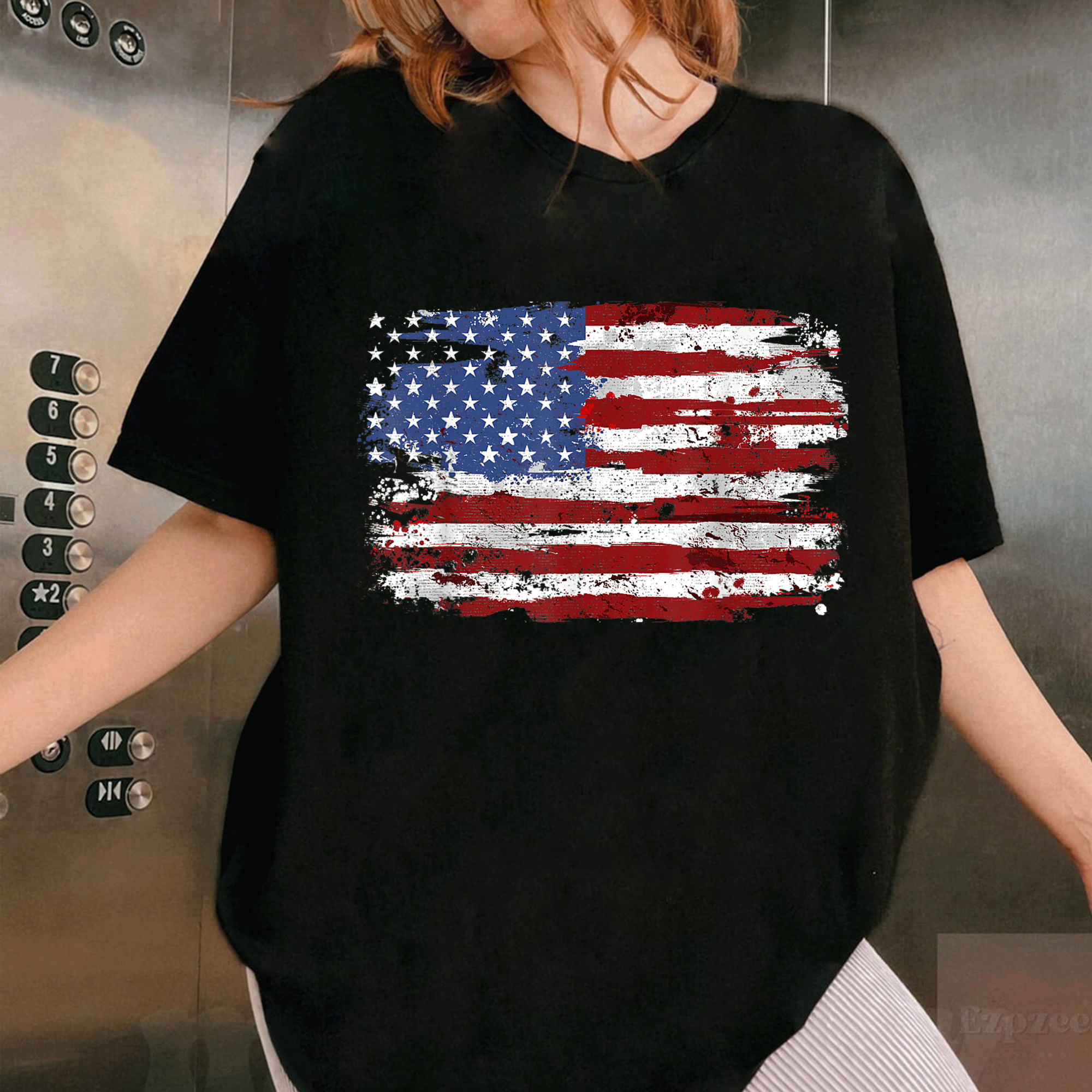 Celebrate Freedom with Our American Flag T-Shirt for 4th of July – Perfect for Independence Day Festivities - 1