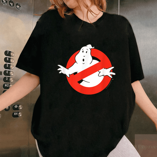 Classic Ghostbusters Original Logo T-Shirt for Fans, Features Iconic Design, Vintage Style Shirt for Ghostbusters Enthusiasts - 1
