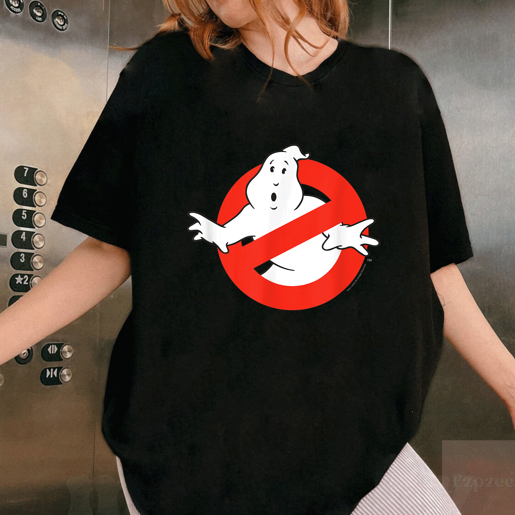 Classic Ghostbusters Original Logo T-Shirt for Fans, Features Iconic Design, Vintage Style Shirt for Ghostbusters Enthusiasts - 1