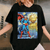 Stylish DC Comics Superman Starry Night Portrait T-Shirt - Unique Cosmic Art Design for Fans and Collectors - 1