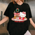 Cozy Up with Hello Kitty This Christmas - Cute and Comfortable Holiday T-Shirt for Festive Fun and Cheer - 1