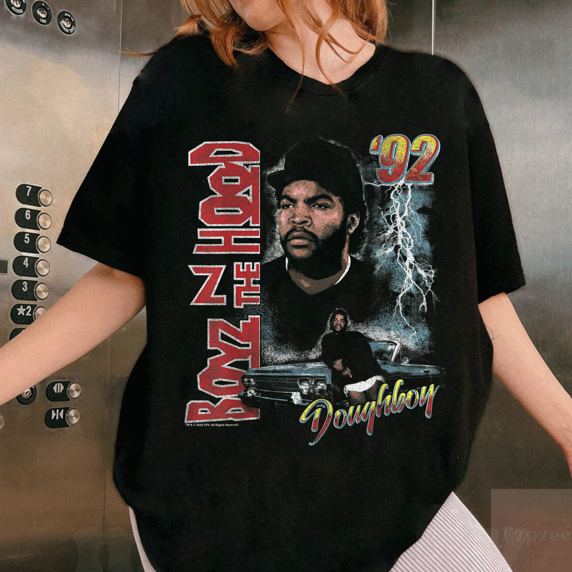 Cool Boyz in The Hood Doughboy Poster T-Shirt – Stylish Graphic Tee for Fans of Classic Hip Hop Culture - 1