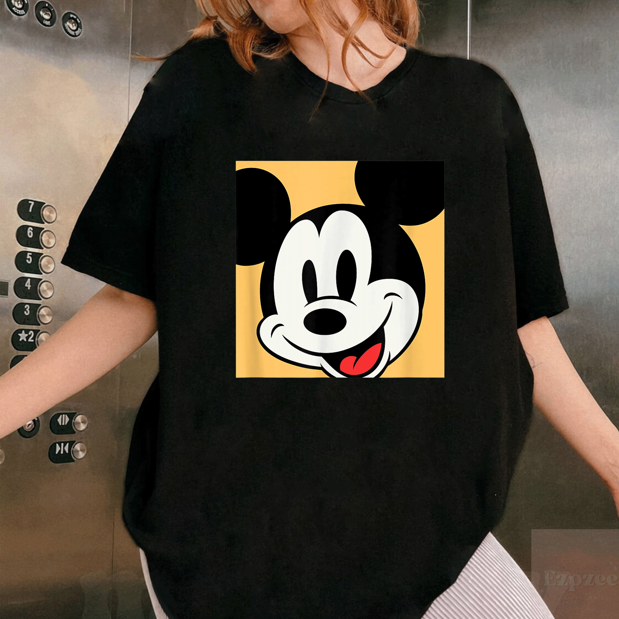 Stylish Amazon Essentials Men's Disney Mickey Comic Black T-Shirt - Fun, Comfortable, and Perfect for Daily Wear - 1