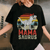 Adorable Mamasaurus T-Rex Family Matching Women T-Shirt Perfect for Dinosaur Lovers and Moms Who Love to Celebrate Family Time - 1