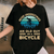 Funny Biker Dad T-Shirt Never Underestimate An Old Guy On A Bicycle Humorous Cycling Gift for Dads and Grandpas - 1