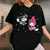 Adorable My Melody Kuromi Little Witches Halloween T-Shirt for Kids - Cute Design Perfect for Trick or Treat Fun! - 1