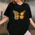 Sunflower Butterfly Faith T-Shirt for Women - Inspirational Floral Graphic Tee - Perfect Gift for Nature Lovers - 1
