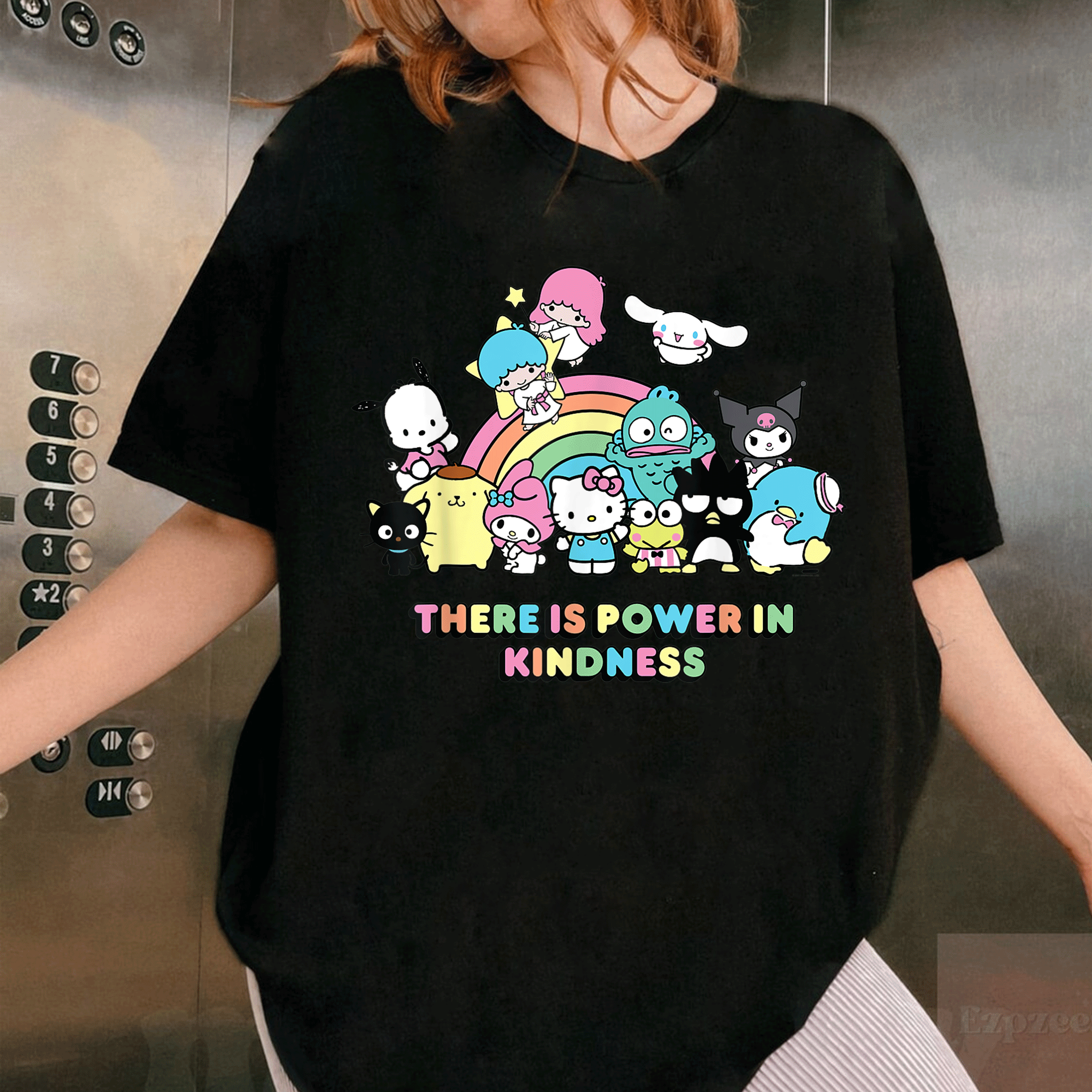Hello Kitty and Friends Cute T-Shirt - Embrace Kindness with Adorable Design Perfect for Kids and Fans of All Ages - 1