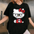 Cute Hello Kitty Nerd Glasses T-Shirt for Stylish Fans - Adorable Graphic Tee Perfect for Everyday Wear and Gift Ideas - 1