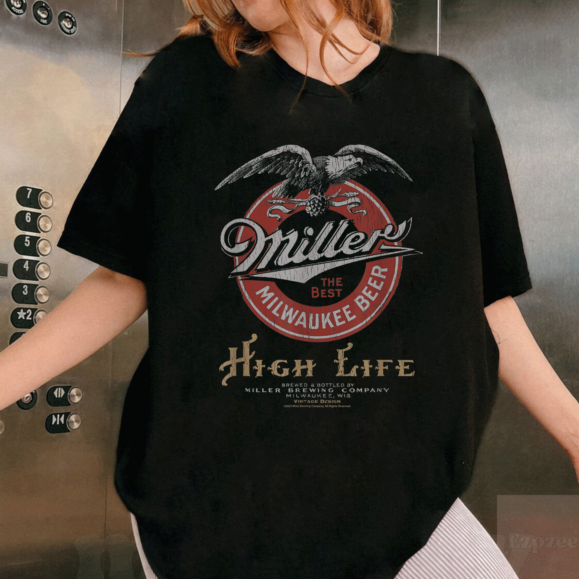Vintage Coors Classic Miller High Life Beer Logo T-Shirt Retro Style Perfect for Beer Lovers and Casual Wear Enthusiasts - 1