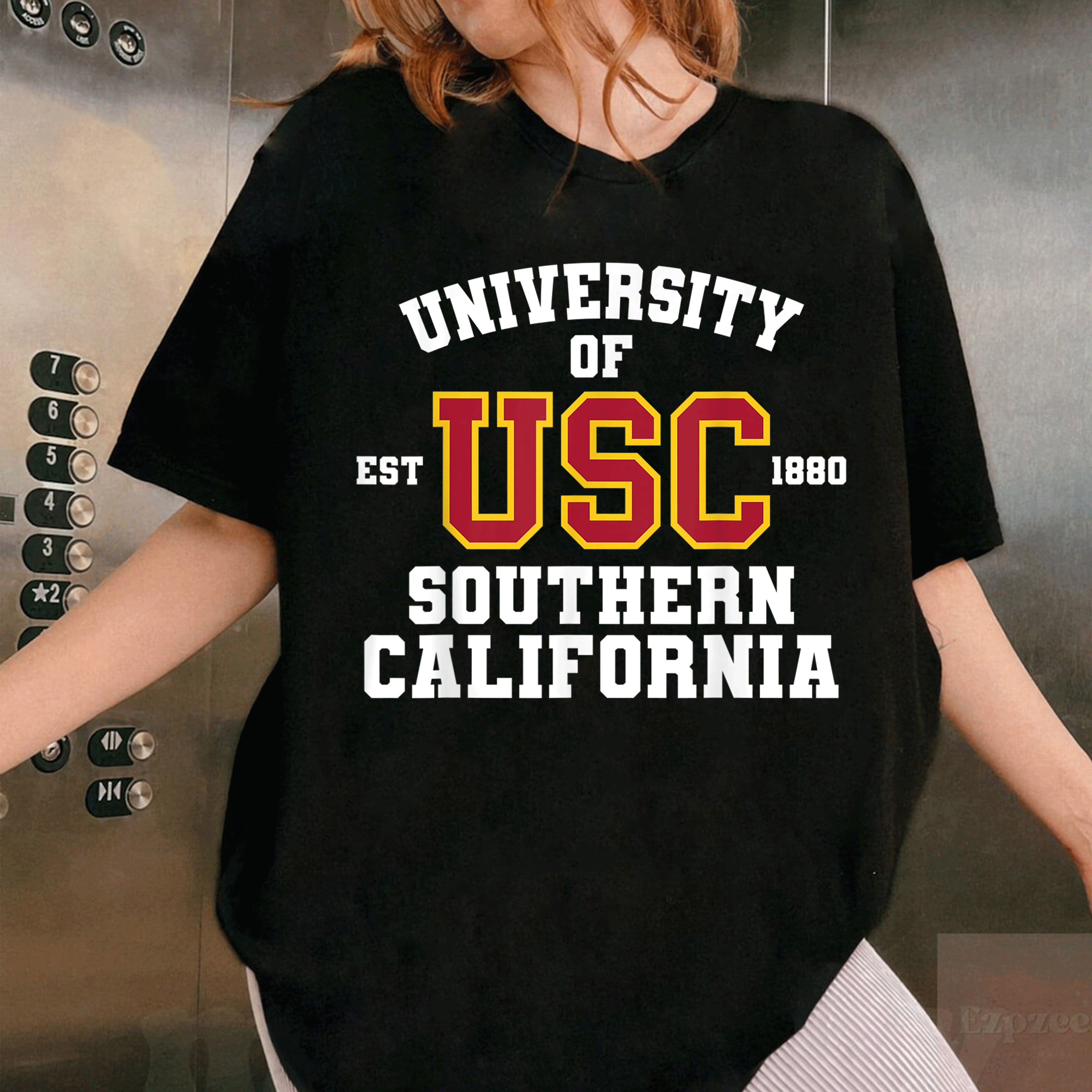 USC Est 1880 University of Southern California T-Shirt: Stylish Vintage Design for Trojans Fans and Alumni - 1