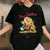 Vintage Disney The Three Caballeros Donald Duck Distressed T-Shirt for Fans of Classic Cartoon Style and Nostalgia - 1