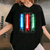 Star Wars Classic Epic Lightsabers Jedi Force Logo T-Shirt for Fans – Cool Graphic Tee for Movie Lovers and Collectors - 1