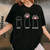 Cute Pink Paw Cat T-Shirt Featuring Rock Paper Scissors Hand Game Design - Fun and Playful Pet Lover Gift - 1