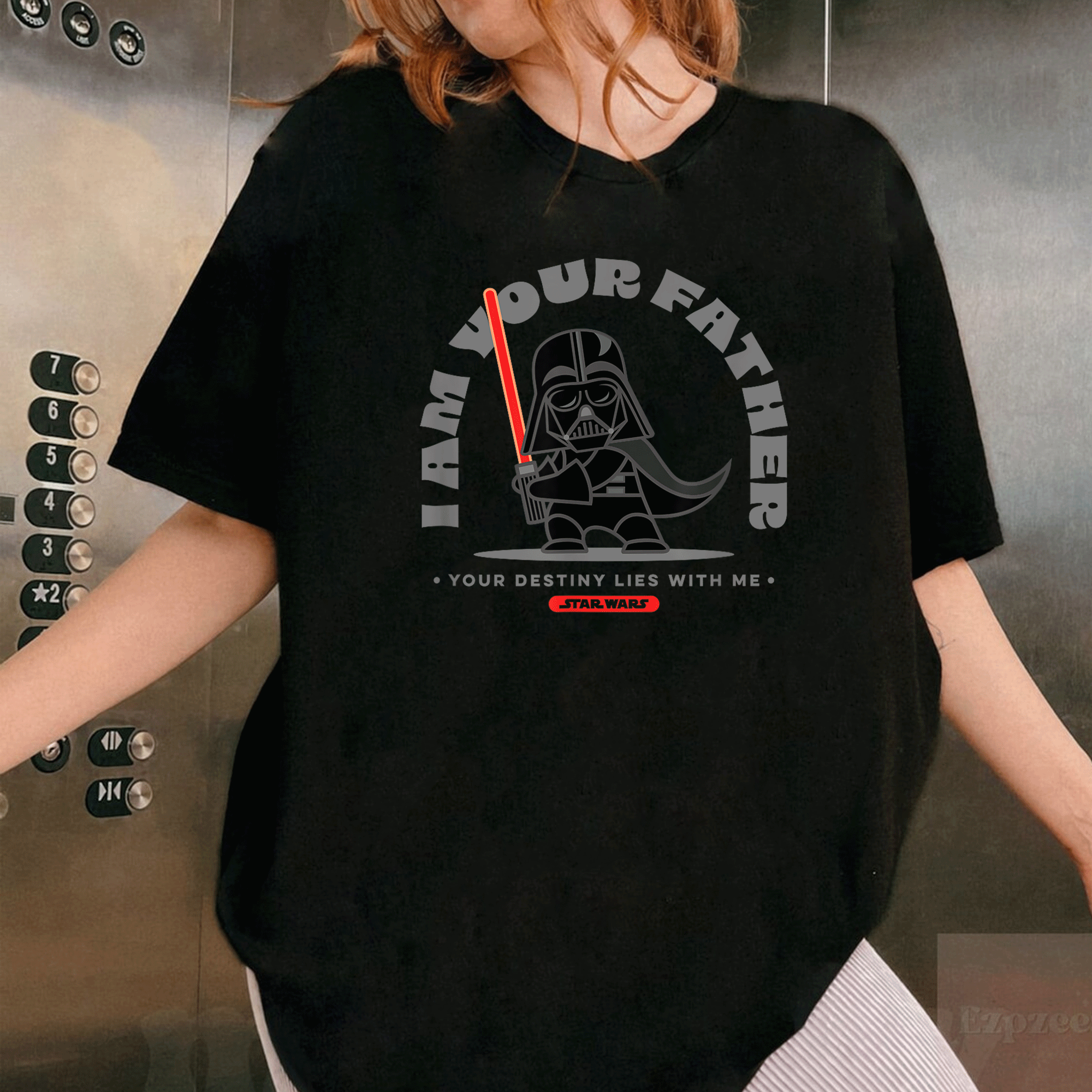 Stand Strong with the Amazon Essentials Star Wars Darth Vader T-Shirt 'I Am Your Father' - Perfect for Fans and Collectors! - 1