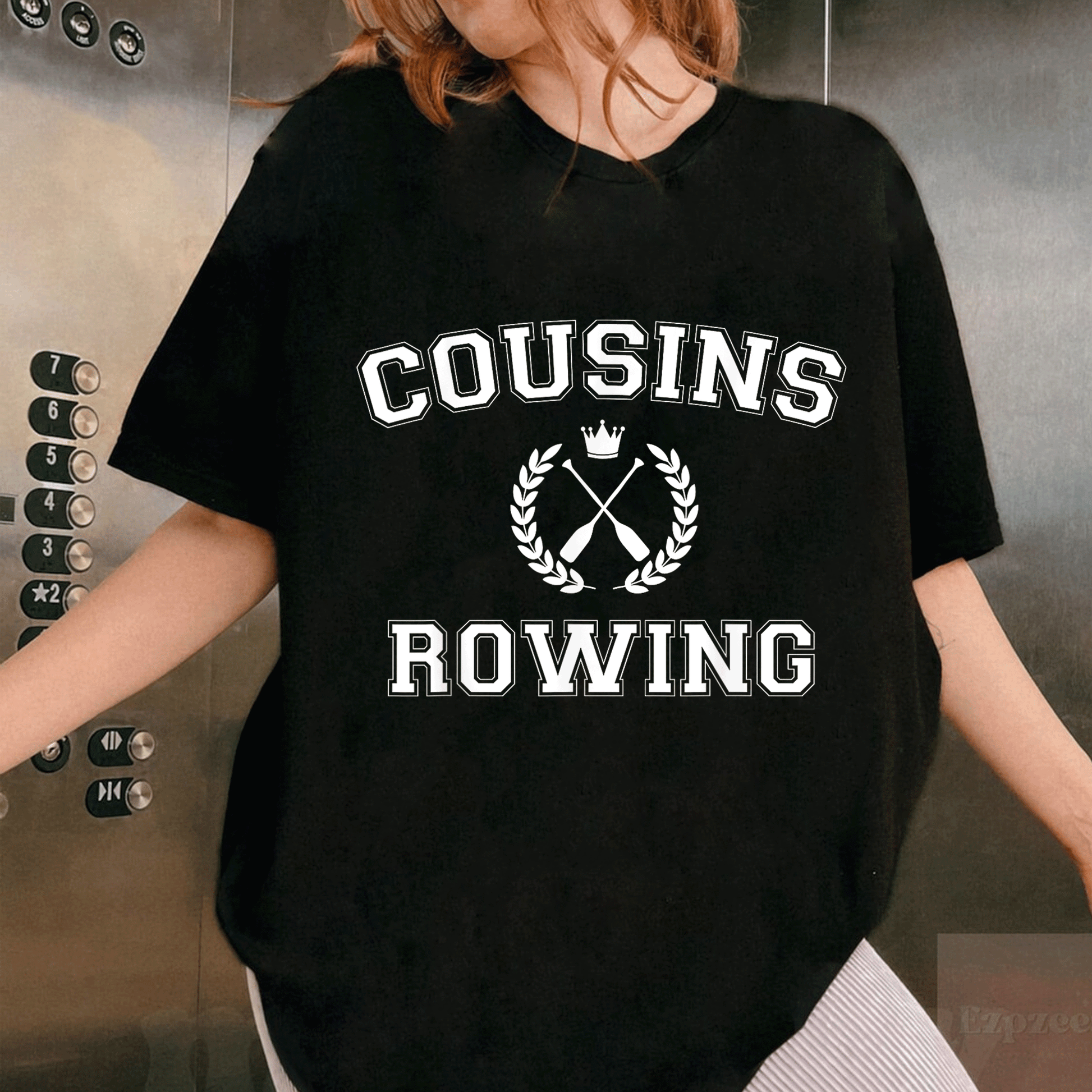 Cousins Rowing T-Shirt Inspired by The Summer I Turned Pretty - Perfect Gift for Fans of Summer Adventures and Friendship - 1