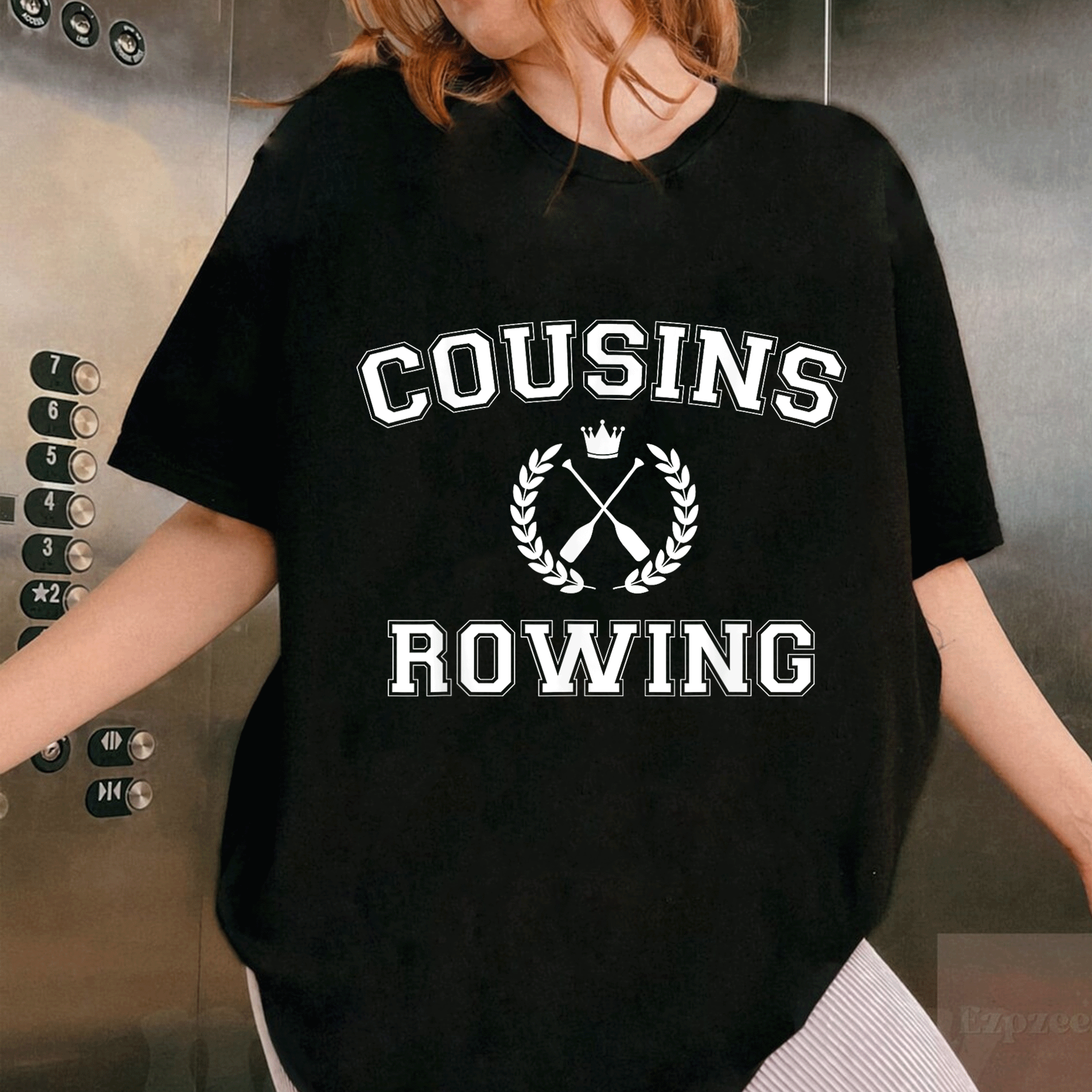 Cousins Rowing T-Shirt Inspired by The Summer I Turned Pretty - Perfect Gift for Fans of Summer Adventures and Friendship - 1
