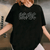 AC/DC Rock Music Band Jagged Logo T-Shirt for Fans - Bold and Stylish Graphic Tee for Concerts and Everyday Wear - 1