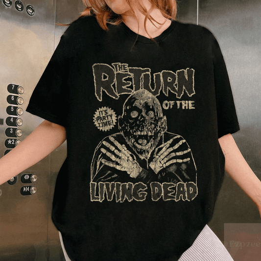 Vintage Return of the Living Dead Movie Horror Fans T-Shirt Perfect for Classic Horror Lovers and Retro Style Enthusiasts - 1
