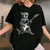 Cool Cat Playing Guitar T-Shirt for Men, Women, and Kids – Rock Star Vibes and Fun Rock and Roll Design for Music Lovers - 1