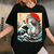 Catzilla Cat Japanese Art T-Shirt - Fun and Unique Gift for Cat Lovers, Men, Women, and Kids with Playful Design - 1