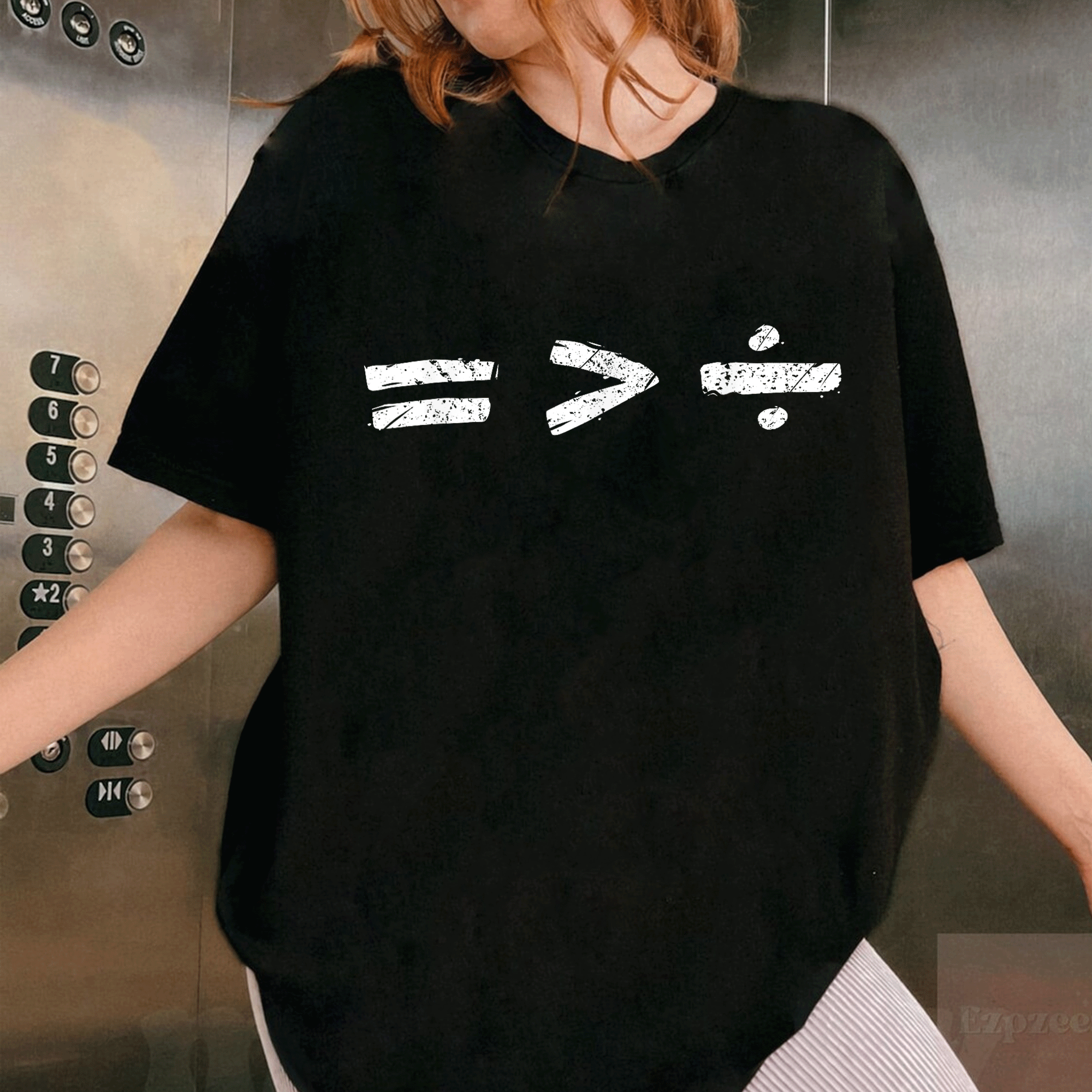 Equality is Better than Division Equal Rights Math Symbol T-Shirt for Social Justice Advocates and Math Lovers - 1