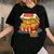 Funny Kitten Nuggets T-Shirt for Cat Lovers Adorable Food Pun Apparel Gift featuring Cute Cartoon Cat and Chicken Nuggets Design - 1