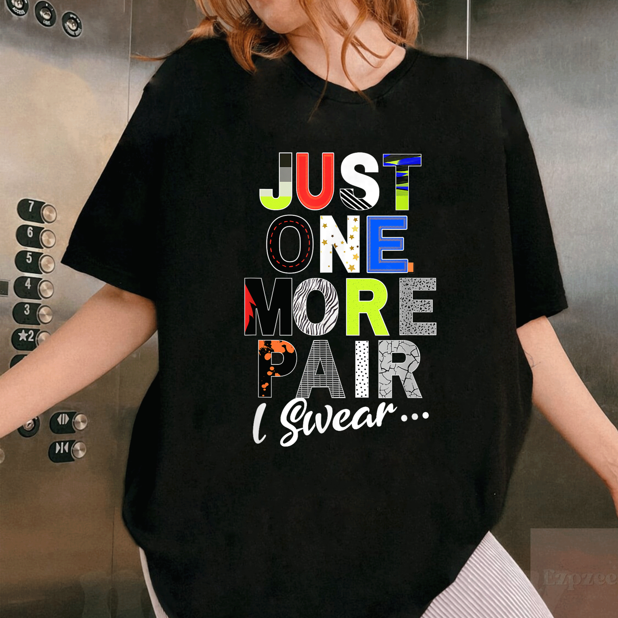 Sneaker Head Just One More Pair Sneaker Collector T-Shirt for Sneaker Lovers Fashionable and Fun Graphic Tee - 1