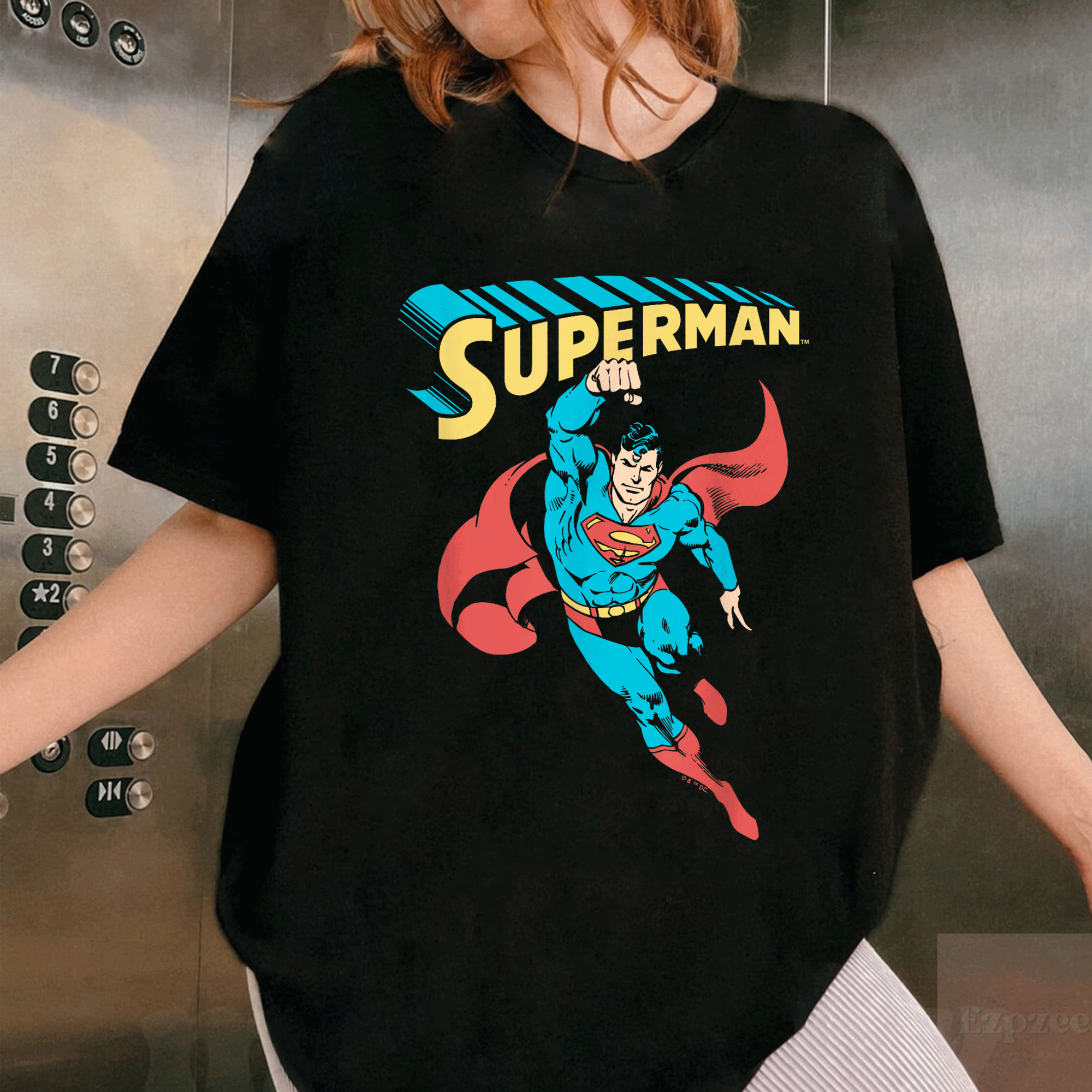 Stylish Superman Superhero T-Shirt for Fans - Bold Graphic Design Perfect for Comic Lovers and Everyday Wear - 1