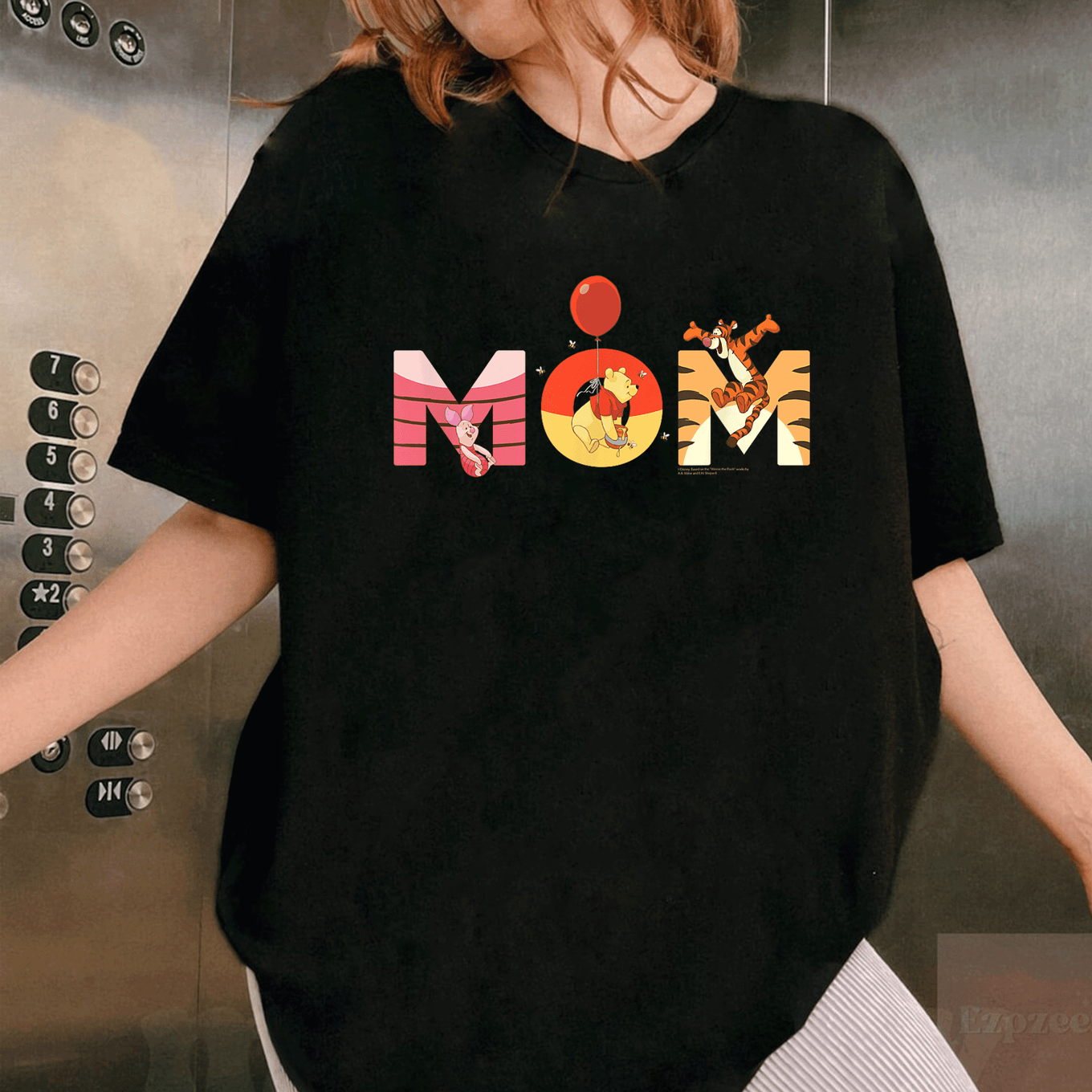 Adorable Disney Winnie the Pooh and Friends T-Shirt for Moms - Perfect Mother's Day Birthday Gift - 1