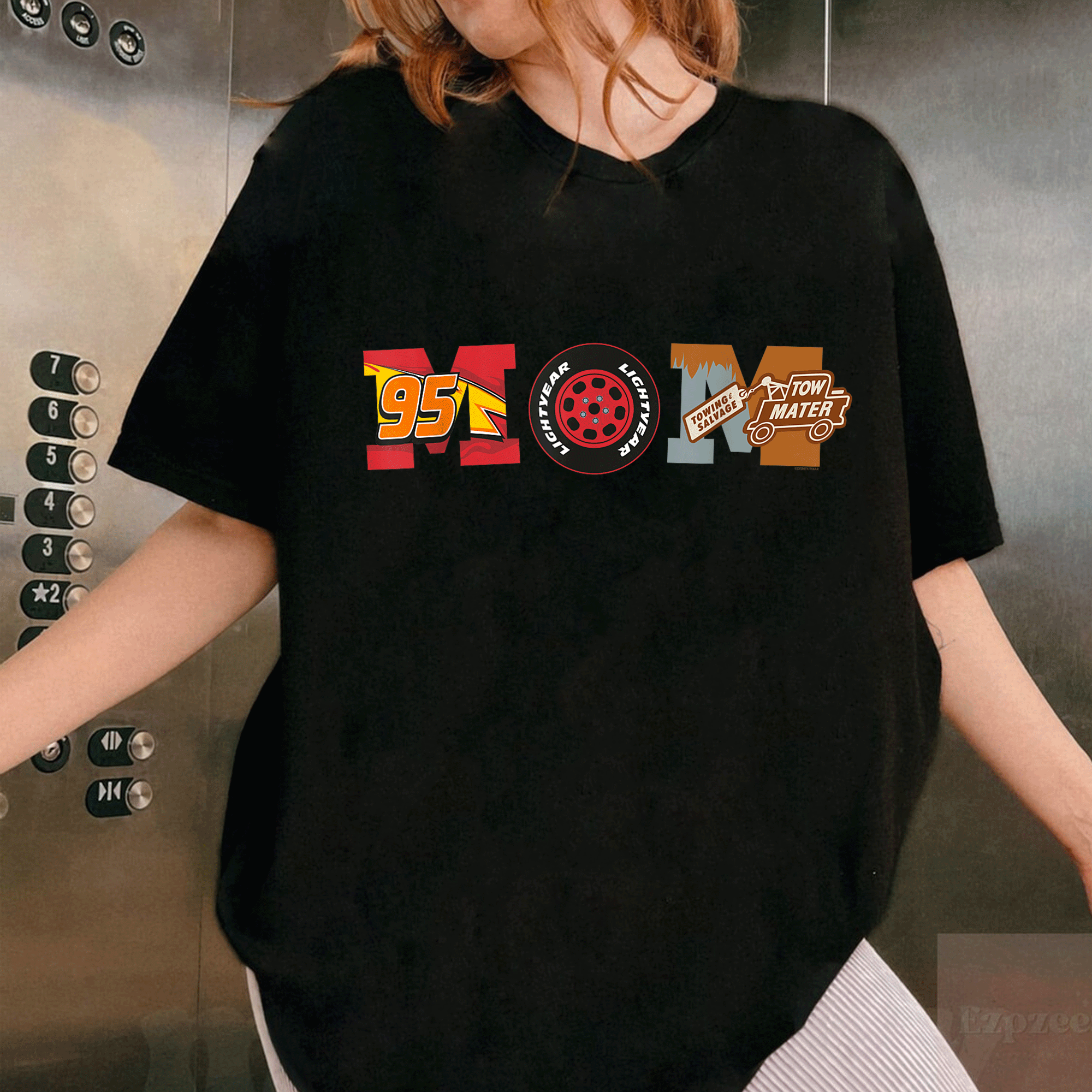 Celebrate Mom with Disney and Pixar Cars T-Shirt for Mother's Day and Birthdays - Fun and Stylish Gift for Mothers - 1