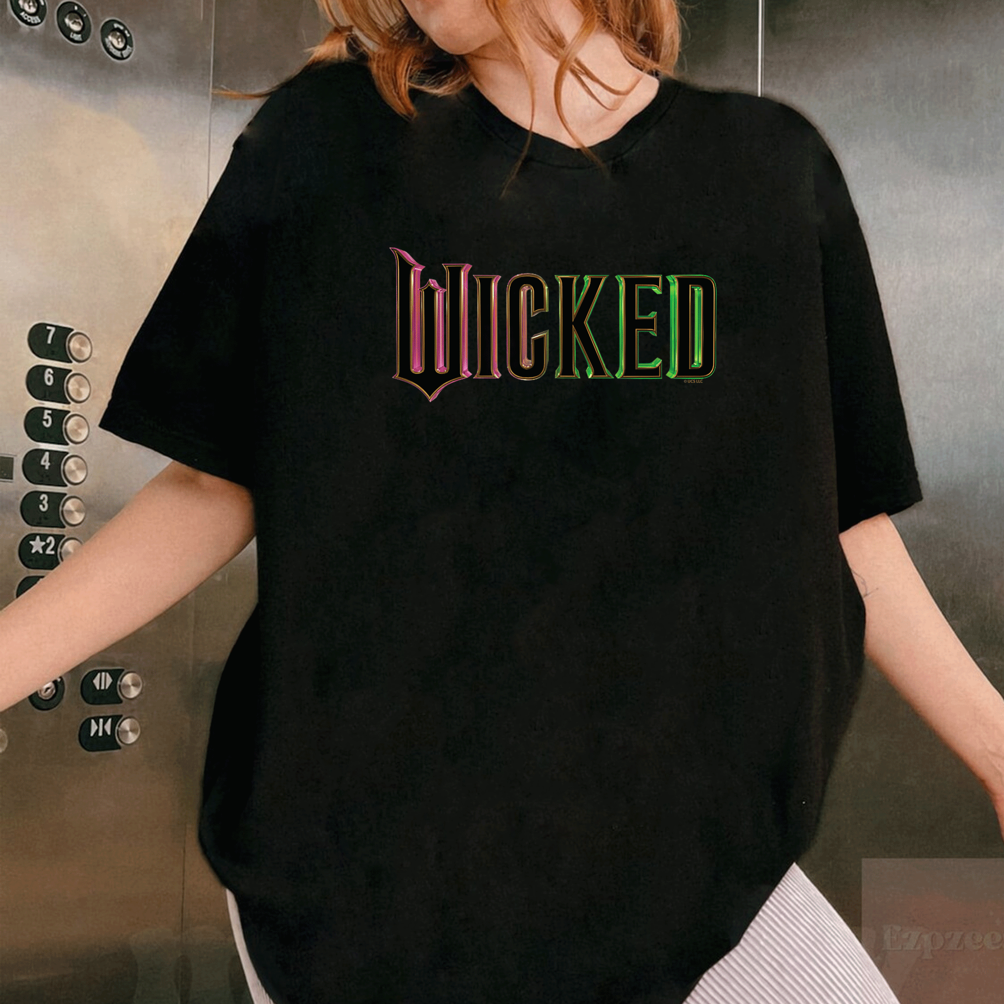 Wicked Pink and Green Logo T-Shirt for Trendy Fashion Lovers - Vibrant Graphic Tee for Casual Style and Comfort - 1