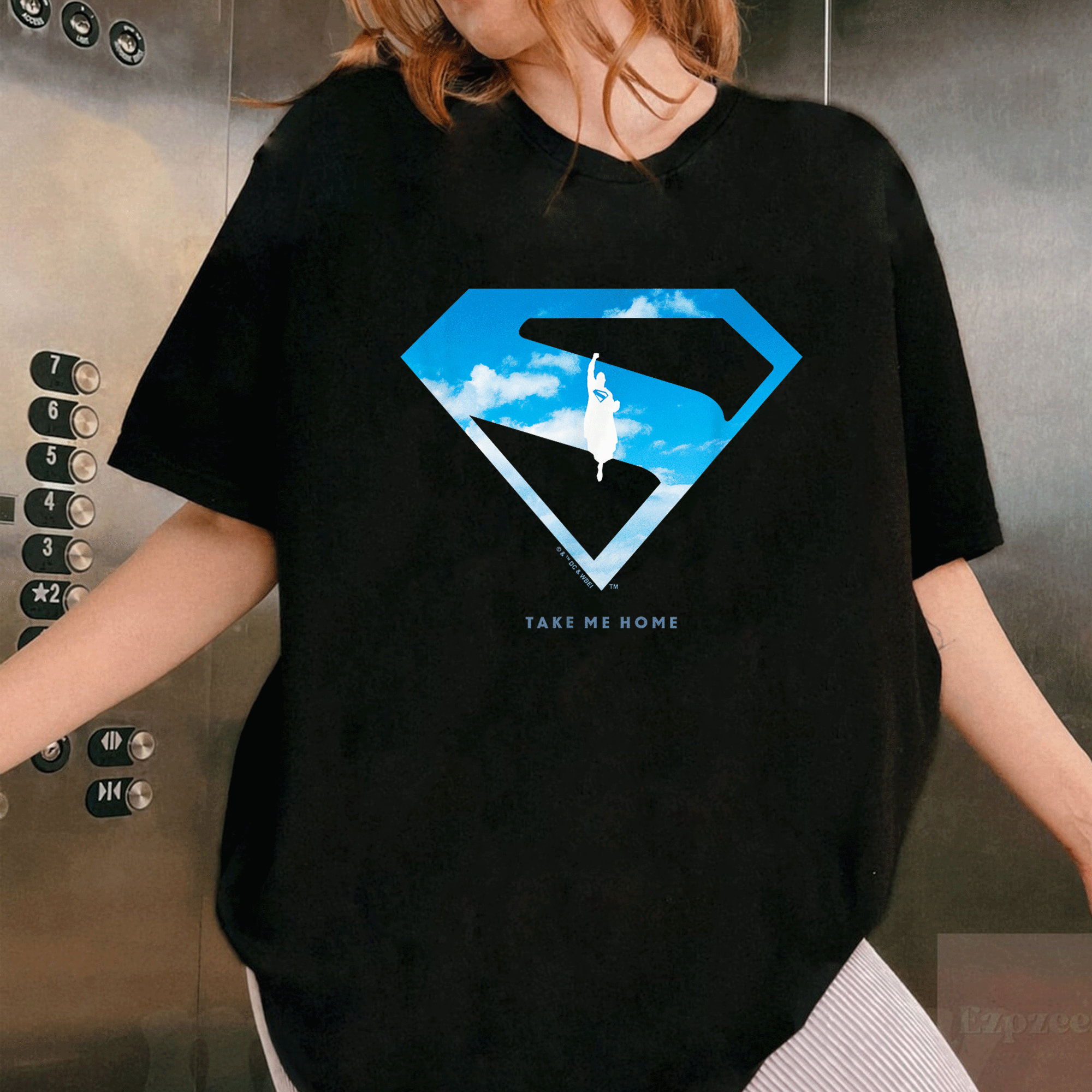 Superman Cloud Shield T-Shirt for 2025 Movie Fans – Stylish Graphic Tee Featuring Epic Superhero Design - 1