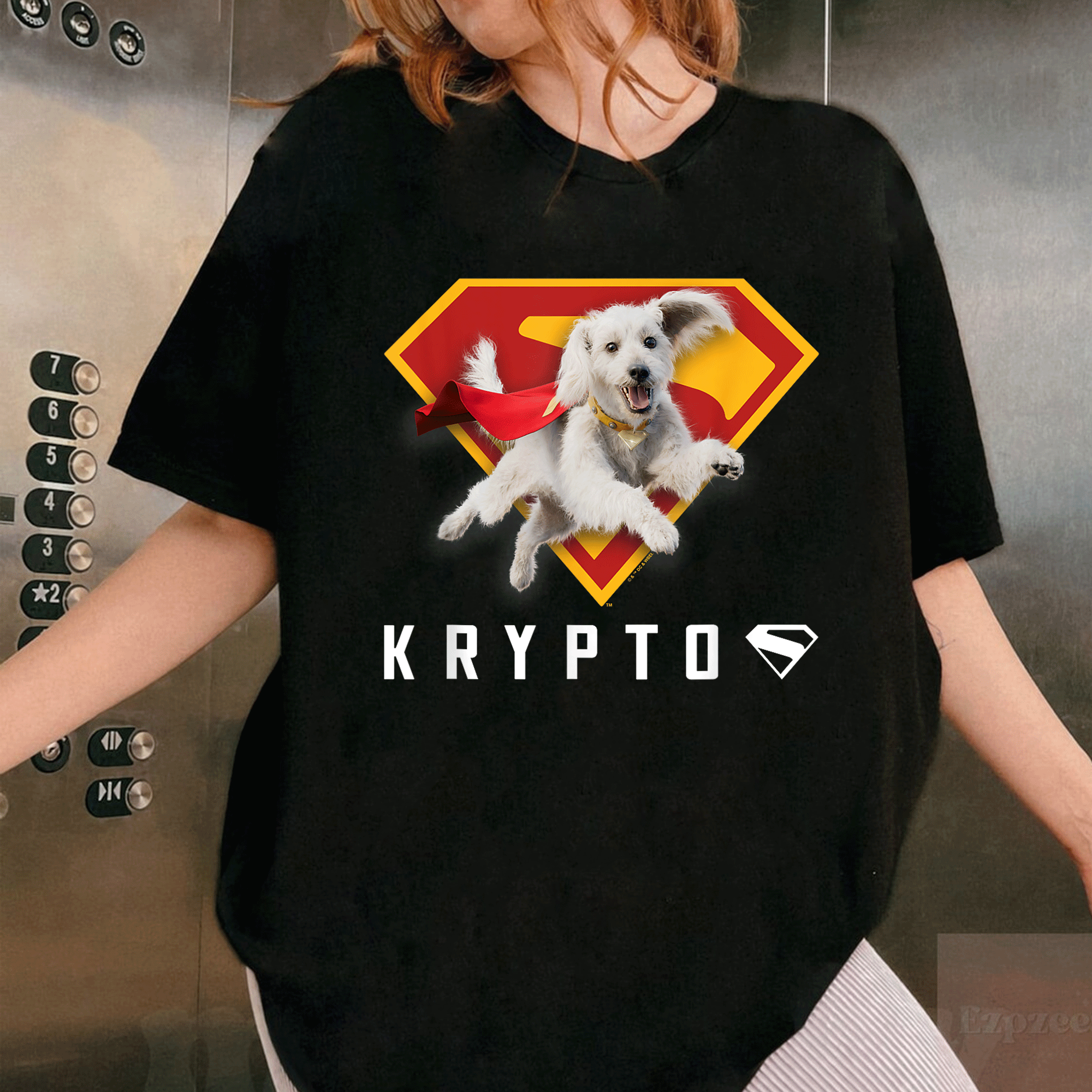 Superman Krypto Shield T-Shirt for 2025 Movie Fans Stylish Graphic Tee Perfect for Any Superhero Enthusiast - 1