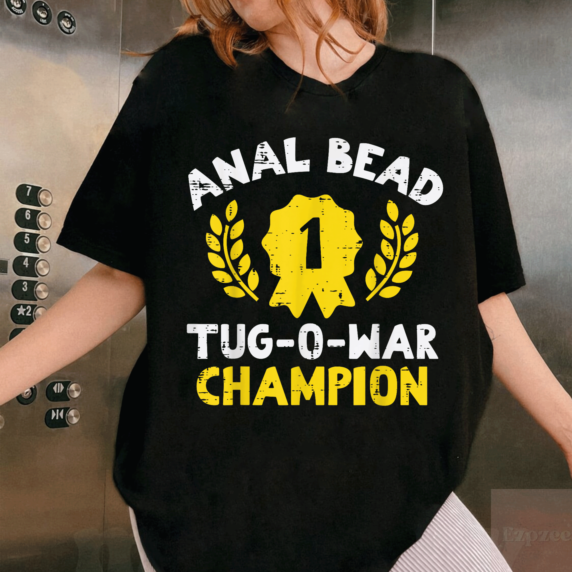 Bead Tug O War Champion T-Shirt for Adults – Funny Humorous Gift for Men and Women, Perfect for Casual Wear and Gifts - 1