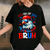 Bruh 4th of July Boys Bald Eagle Graphic T-Shirt – Perfect for Kids Celebrating Independence Day in Style! - 1
