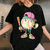 Stylish Ice Cream Drip Baseball T-Shirt for Girls Perfect for Summer Fun and Sporty Outfits - Cute and Trendy Design - 1